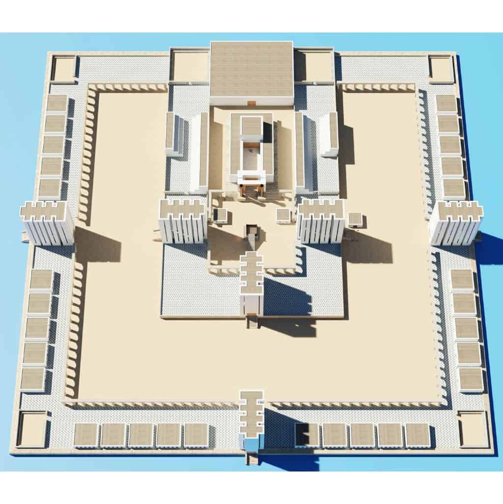 Die Tempelanlage in Hesekiel 3D offen1024 1